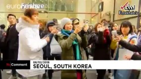 فیلم/ دوستی ترامپ و کیم جونگ اون در خیابان‌های سئول