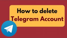 نحوه حذف اکانت تلگرام