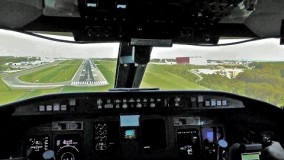 لندینگ هواپیمای CRJ-900