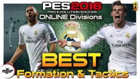 PES 2016 BEST  Game-plan FORMATION & TACTICS ( REAL MADRID Online Divisions)