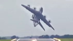 Wicked Airbus A400M Takeoff At RIAT 2017.