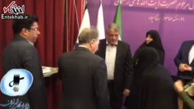 فیلم/ لحظه رونمایی از تندیس آیت الله هاشمی(ره) در طبقه مشاهیر برج میلاد با حضور خانواده ايشان و اشک های محسن هاشمی