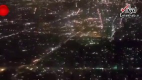 فیلم/ نمای هوایی انفجار و ترقه‌های شب چهارشنبه سوری در تهران