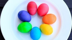  تزیین تخمه مرغ هفت سین 97-اموزش رنگ کردن تخم مرغ