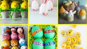 اموزش رنگ کردن تخم مرغ-انواع دیزاین هفت سین