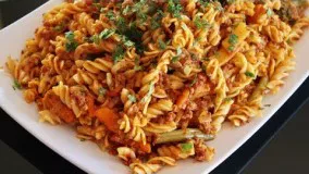 Homemade Easy Pasta Recipe - Afghani Cooking Channel - Macaroni With Meat