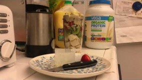Fruity Smoothie , نوشیدنی میوه‌ای پروتئین‌دار