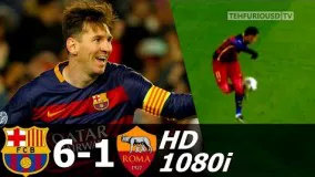 FC Barcelona vs AS Roma 6-1 All Goals and Extended Highlights 2015-16 HD 1080i