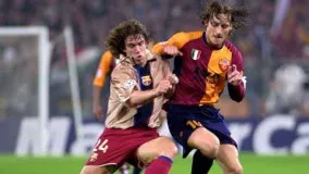 AS Roma vs Barcelona 3-0 UCl 2001/02 extended highlights