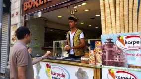 بستنی ترکی turkish ice cream