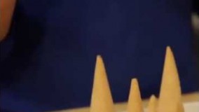 تهیه کیک بستنی مخروطی