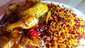 Kabob Murgh Zereshk Chalau Recipe | Chicken With Steamed Barberry Rice | زرشک پلو با مرغ