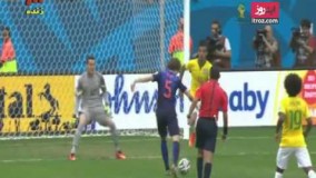 گلهای بازی  هلند به برزیل