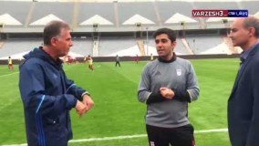 عصبانیت شدید کی روش از حضور رییس کمیته انضباطی در تمرین تیم ملی