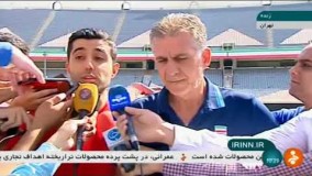 صحبت های کیروش با اصحاب رسانه در کمپ تیم ملی فوتبال