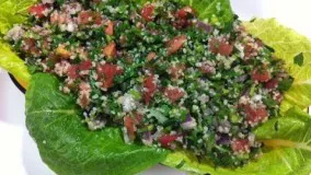 تهیه سالاد تبوله یونانی Labanese Tabbouleh