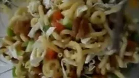 آشپزی از اینجا تا آنجا - سالاد لوبیا و ماکارونی Pasta salad