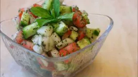 SALAD SHIRAZI RECIPE - سالاد شیرازی