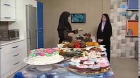 املت اسفناج با قارچ و مغز آفتابگردان