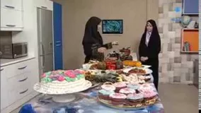 املت اسفناج با قارچ و مغز آفتابگردان