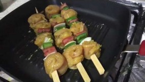 آموزش جوجه كباب حلزوني (غذاي ويژه رژيمي ٦) 