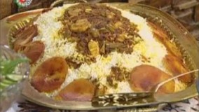 قارچ پلو همراه با سبزیجات