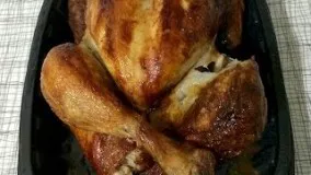 How To Grill a Whole Chicken - آموزش درست کردن مرغ بریان با سس پرتقال