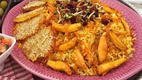 طرز تهيه هويج پلو با مرغ