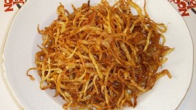 How To Make Perfect Crispy Fried Onions - آموزش درست کردن حرفه ای پیازداغ