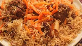 How To Make Ghabeli Polo - آموزش درست کردن قابلی پلو