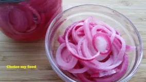 Quick Pickled Red Onions - ترشي پياز قرمز