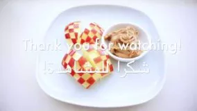 DIY Checkered Apple تزیین سیب