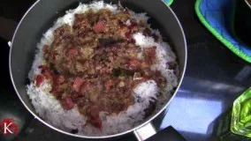 Shirazi Polo | Persian Food | شیرازی پلو