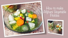 How to make Afghani Vegetable pickles[طرز و تهیه  ترشی افغانی ]