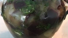 ترشی بادمجون آسان و سریع