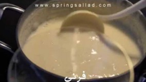 فرنی - روش پخت فرنی مشهدی