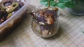  ترشی بادمجان با سیر 