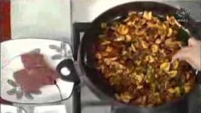 رولت گوشت با خمیر