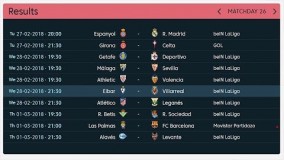 دانلود خلاصه بازیهای هفته 26 لالیگا