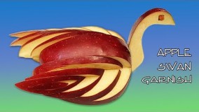 تزیین راحت و سریع سیب