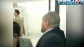 فیلم/ درگیری محافظان ترامپ با یکدیگر!