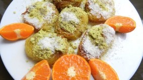 اماده کردن کلوچه  یی شربتی