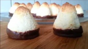 Coconut Macaroons Recipe - 3 Ingredient - شیرینی نارگیلی