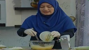Amozesh cake baghlavayi پخت کیک باقلوایی