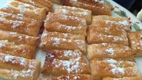 Puff pastry receipt  | shirini zaban  |شیرینی زبان خیلی آسان