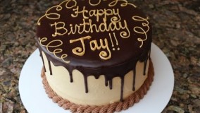 - آموزش درست کردن کیک تولد با روکش شکلات