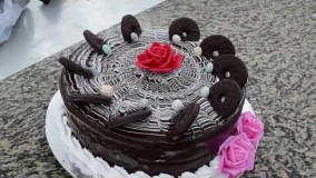 تزیین سریع و ساده کیک