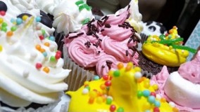 تزیین ساده و راحت کاپ کیک