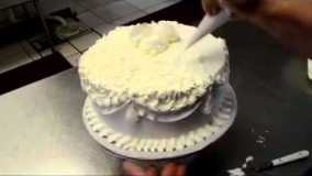 آموزش تزئین کیک عروسی بسیار زیبا