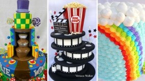 جذابترین ایده های تزیین کیک 5